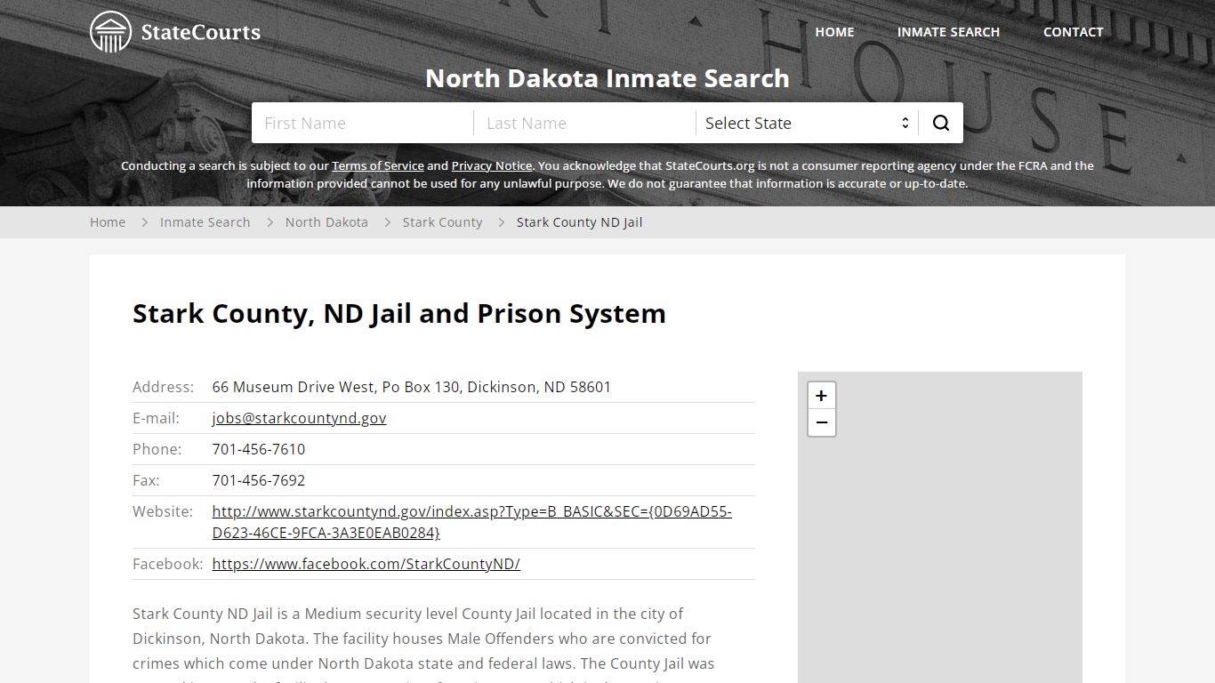 Stark County ND Jail Inmate Records Search, North Dakota ...